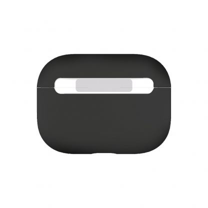 Uniq AirPods Pro Lino Silicone Case - силиконов (TPU) калъф за Apple AirPods Pro (черен) 3