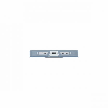 Uniq Heldro Mount Case - хибриден удароустойчив кейс с лента за ръка за iPhone 13 Pro (син) 4