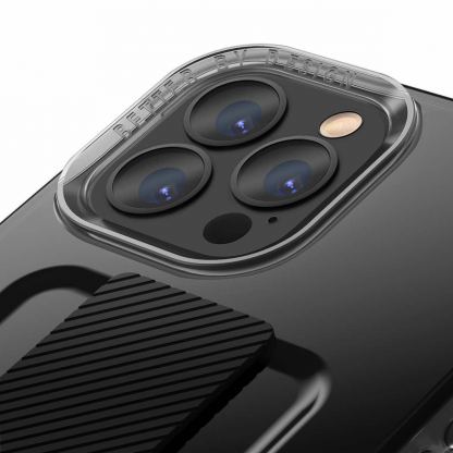 Uniq Heldro Case - хибриден удароустойчив кейс с лента за ръка за iPhone 13 (черен) 3