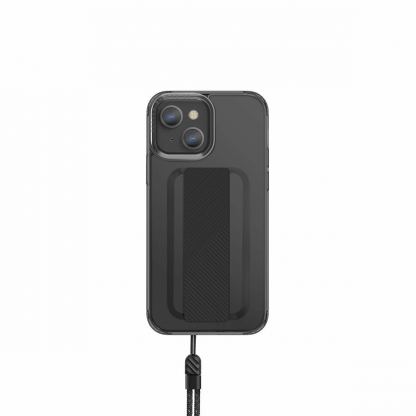 Uniq Heldro Case - хибриден удароустойчив кейс с лента за ръка за iPhone 13 (черен) 6