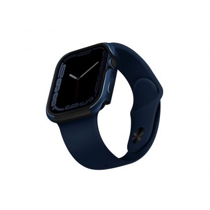 Uniq Valencia Reinforced Aluminium Protective Case - удароустойчив хибриден кейс за Apple Watch 41мм, 40мм (син) 2