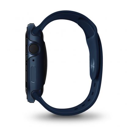 Uniq Valencia Reinforced Aluminium Protective Case - удароустойчив хибриден кейс за Apple Watch 41мм, 40мм (син) 4