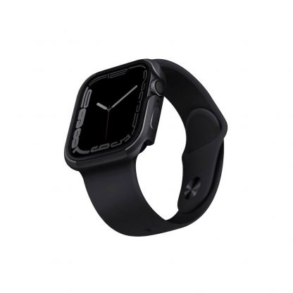 Uniq Valencia Reinforced Aluminium Protective Case - удароустойчив хибриден кейс за Apple Watch 41мм, 40мм (тъмносив) 3