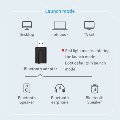 VIKEFON T10 2-in-1 Bluetooth Wireless Receiver and Transmitter - безжичен блутут аудио приемник и предавател с 3.5 мм аудио жак (черен) 4