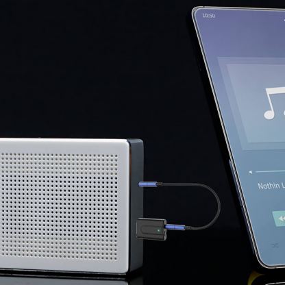 VIKEFON T10 2-in-1 Bluetooth Wireless Receiver and Transmitter - безжичен блутут аудио приемник и предавател с 3.5 мм аудио жак (черен) 8