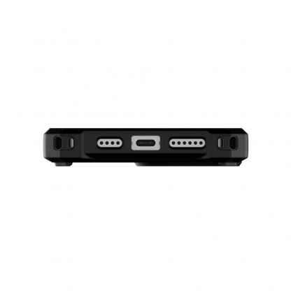 Urban Armor Gear Monarch Pro MagSafe Case - удароустойчив хибриден кейс с вграден магнитен конектор (MagSafe) за iPhone 13 Pro Max (черен-карбон) 8