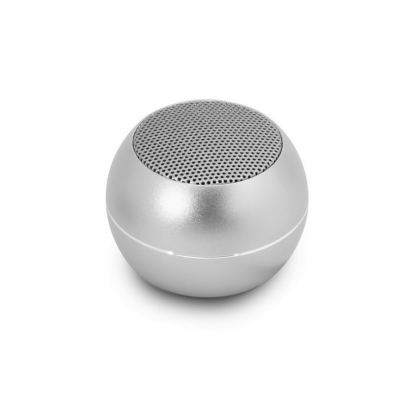 Guess 4H Mini Bluetooth Speaker 3W - портативен безжичен Bluetooth спийкър за мобилни устройства (сребрист) 2