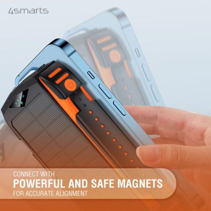 4smarts Solar Power Bank Rugged TitanPack Ultimag 20000mAh - соларна удароустойчива външна батерия с 5xUSB изхода, компас и фенер  4