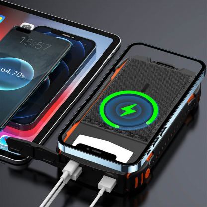 4smarts Solar Power Bank Rugged TitanPack Ultimag 20000mAh - соларна удароустойчива външна батерия с 5xUSB изхода, компас и фенер  7