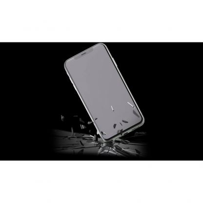 3mk NeoGlass Screen Protector - хибридно стъклено защитно покритие за дисплея на iPhone 14 Pro (черен-прозрачен) 4