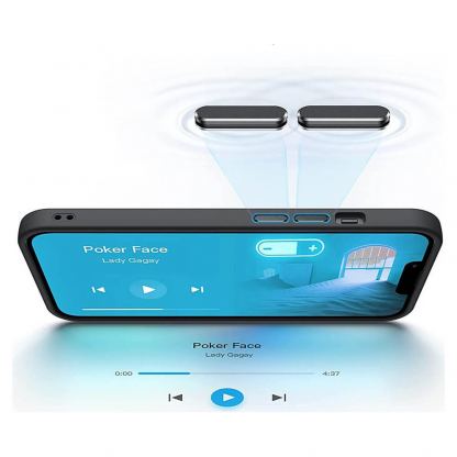 Tech-Protect MagMat MagSafe Case - хибриден удароустойчив кейс с MagSafe за iPhone 13 Pro (черен-прозрачен) 2