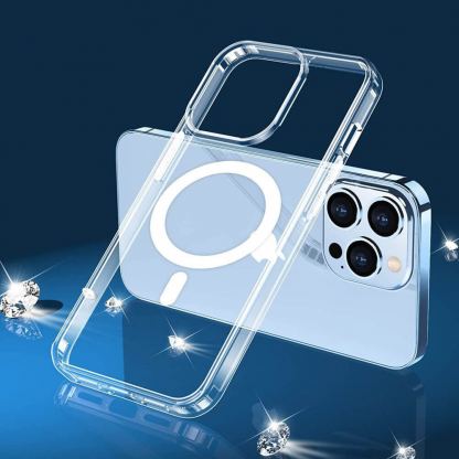 Tech-Protect MagMat MagSafe Case - хибриден удароустойчив кейс с MagSafe за iPhone SE (2022), iPhone SE (2020), iPhone 8, iPhone 7 (прозрачен) 3