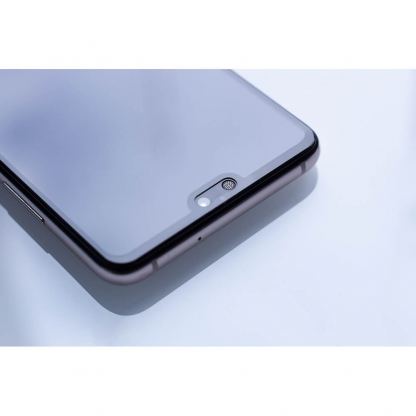 3mk FlexibleGlass Max Screen Protector - хибридно стъклено защитно покритие за дисплея на iPhone 14 (черен-прозрачен) 3