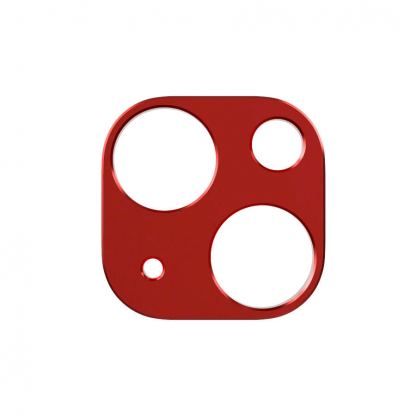 SwitchEasy LenShield Aluminum Camera Lens Protector - предпазна метална плочка за камерата на iPhone 13 mini, iPhone 13 (червен) 2
