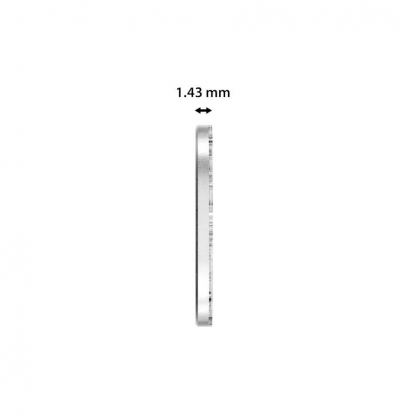 SwitchEasy LenShield Aluminum Camera Lens Protector - предпазна метална плочка за камерата на iPhone 13 mini, iPhone 13 (сребрист) 3