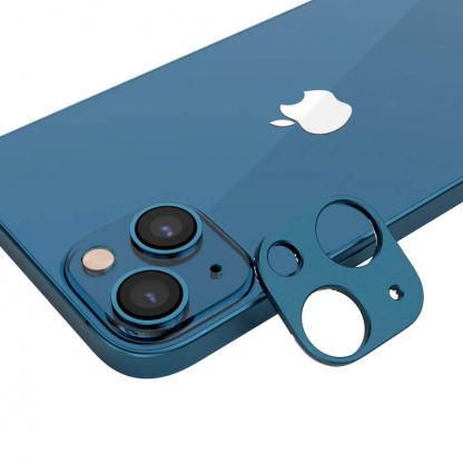 SwitchEasy LenShield Aluminum Camera Lens Protector - предпазна метална плочка за камерата на iPhone 13 mini, iPhone 13 (син) 3