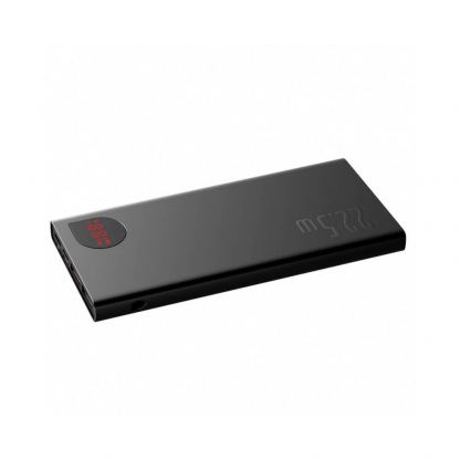 Baseus Adaman Metal Digital Display Power Bank 22.5W 10000 mAh (PPIMDA-B0A) - външна батерия с 2xUSB-A и 1xUSB-C изходи с технология за бързо зареждане (черен) 3