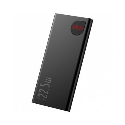 Baseus Adaman Metal Digital Display Power Bank 22.5W 10000 mAh (PPIMDA-B0A) - външна батерия с 2xUSB-A и 1xUSB-C изходи с технология за бързо зареждане (черен) 7