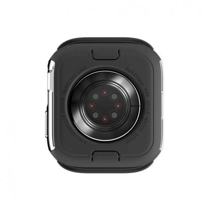 SwitchEasy Odyssey Glossy Edition Case - удароустойчив хибриден кейс за Apple Watch 41мм, 40мм (сребрист-лъскав) 4