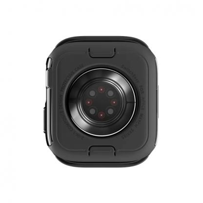 SwitchEasy Odyssey Glossy Edition Case - удароустойчив хибриден кейс за Apple Watch 41мм, 40мм (черен-лъскав) 4