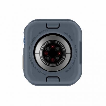 SwitchEasy Colors Case - удароустойчив силиконов (TPU) кейс за Apple Watch 45мм, 44мм (син) 4