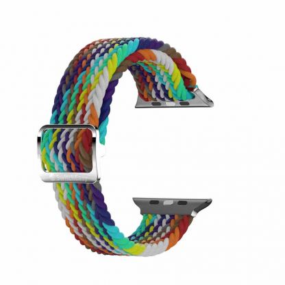 SwitchEasy Candy Braided Nylon Watch Loop Band - текстилна каишка за Apple Watch 38мм, 40мм, 41мм (шарен) 3