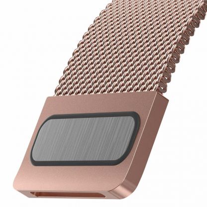 SwitchEasy Mesh Stainless Steel Watch Loop Band - стоманена, неръждаема каишка за Apple Watch 38мм, 40мм, 41мм (розово злато) 4