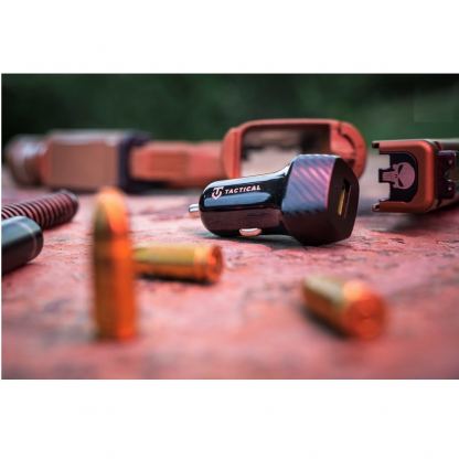 Tactical Field Plug 18W Single USB-A Car Charger - зарядно за кола с USB-A изход и технология за бързо зареждане за мобилни устройства (черен) 4