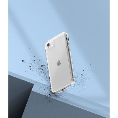 Ringke Fusion Edge Case - хибриден удароустойчив кейс за iPhone SE (2022), iPhone SE (2020), iPhone 8, iPhone 7 (прозрачен) 6