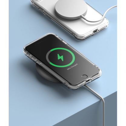 Ringke Fusion Edge Case - хибриден удароустойчив кейс за iPhone SE (2022), iPhone SE (2020), iPhone 8, iPhone 7 (прозрачен) 7