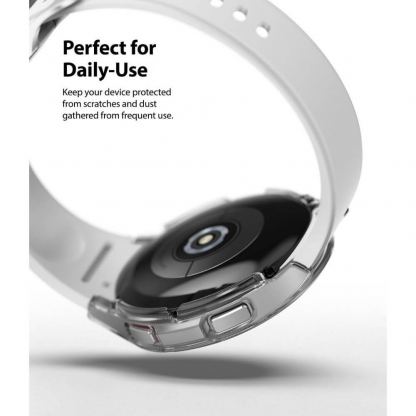 Ringke 2x Slim Watch Case - комплект от два броя качествен твърд кейс за Samsung Galaxy Watch 4 Classic 42 мм (прозрачен) (2 броя) 5