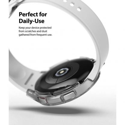 Ringke 2x Slim Watch Case - комплект от два броя качествен твърд кейс за Samsung Galaxy Watch 4 Classic 46 мм (прозрачен) (2 броя) 5