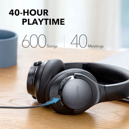 Anker Soundcore Life Q20+ Active Noise Cancelling Headphones - безжични слушалки с активна изолация на околния шум (черен) 6