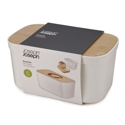 Joseph-Joseph Bread Box and Cutting Board - комплект кутия за хляб и кухнена дъска за рязане (бял) 3