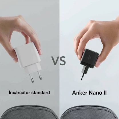 Anker 713 PowerPort Nano II 45W Wall Charger - захранване за ел. мрежа с USB-C изход с технология за бързо зареждане (черен) 4