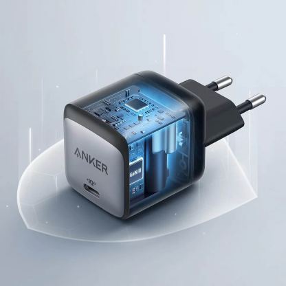 Anker 713 PowerPort Nano II 45W Wall Charger - захранване за ел. мрежа с USB-C изход с технология за бързо зареждане (черен) 7