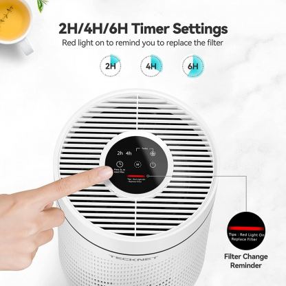 Technet Air Purifier for Home Bedroom - въздухопречиствател за стайни помещения (бял) 5