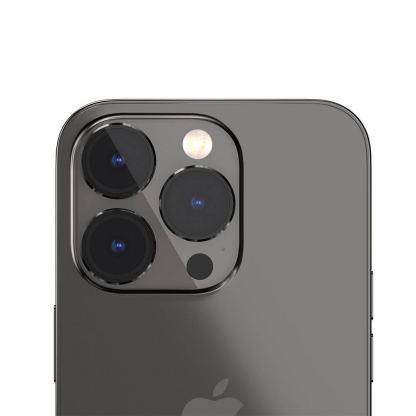 Mageasy LenzGuard Sapphire Lens Protector - предпазни сапфирени лещи за камерата на iPhone 14 Pro, iPhone 14 Pro Max (черен) 3