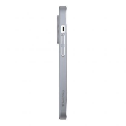 SwitchEasy Gravity M Case - тънък полипропиленов кейс с Magsafe за iPhone 14 Pro (син-прозрачен) 2