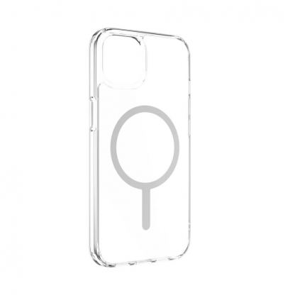 SwitchEasy MagCrush Case - хибриден удароустойчив кейс с MagSafe за iPhone 14 (прозрачен) 4