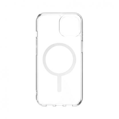 SwitchEasy MagCrush Case - хибриден удароустойчив кейс с MagSafe за iPhone 14 (прозрачен) 5