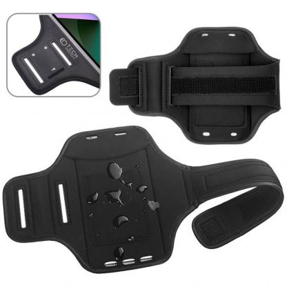 Tech-Protect M2 Universal Sports Armband - универсален неопренов спортен калъф за ръка за iPhone, Samsung, Huawei и други (черен) 2