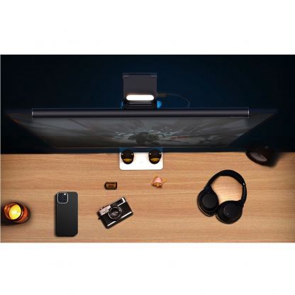 Baseus i-wok 2 USB Asymmetric Light Source Screen Pendant Lamp (DGIW000101) - LED лампа за монитор (черен) 4