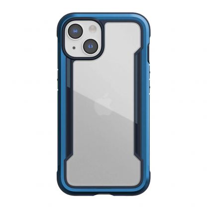 Raptic Shield Case - хибриден удароустойчив кейс за iPhone 14 (син-прозрачен) 4