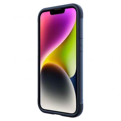 Raptic Shield Case - хибриден удароустойчив кейс за iPhone 14 (син-прозрачен) 6