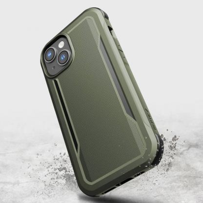 Raptic EcoElement Fort Case - биоразградим хибриден удароустойчив кейс с MagSafe за iPhone 14 (зелен) 4