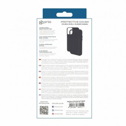 Prio Protective Hybrid Cover - хибриден кейс с най-висока степен на защита за iPhone 14 Pro Max (черен) 3