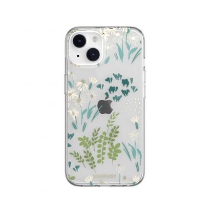 MagEasy Glamour Fresco Case - дизайнерски хибриден удароустойчив кейс за iPhone 14 (прозрачен)