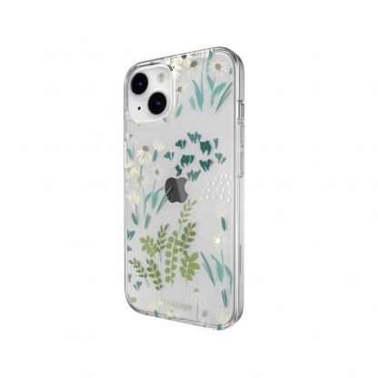 MagEasy Glamour Fresco Case - дизайнерски хибриден удароустойчив кейс за iPhone 14 (прозрачен) 2