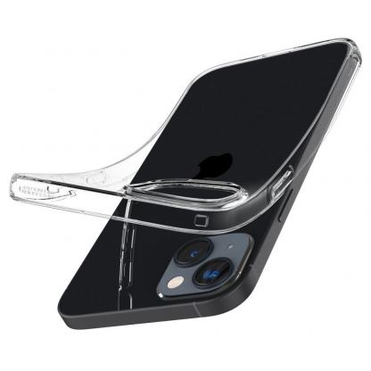 Spigen Liquid Crystal Case - тънък силиконов (TPU) калъф за iPhone 14 Plus (прозрачен)  7